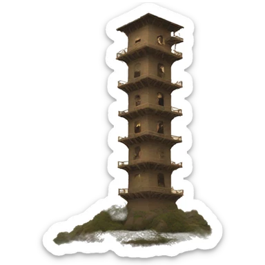 Views album cover tower  sticker
