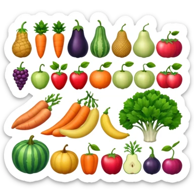 nutrition program list sticker