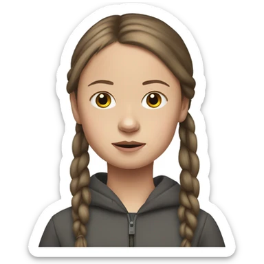 Greta Thunberg  sticker