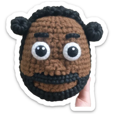 Crochet amigurumi  sticker