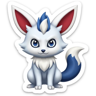 Zangoose-Meowstic-Minccino-Absol-fusion sticker