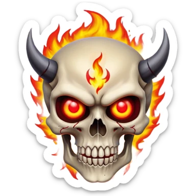 ☠️😈 mixed sticker