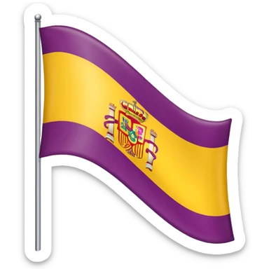 Bandera republicana española sticker