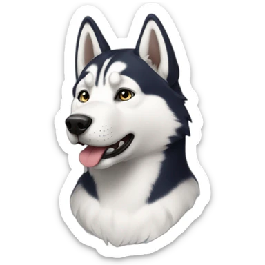 16 huskies sticker
