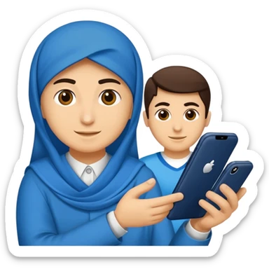 Doğu Türkistan bayrağı mavi emoji bayrağı mavi sticker