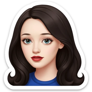 Kat Dennings real image sticker