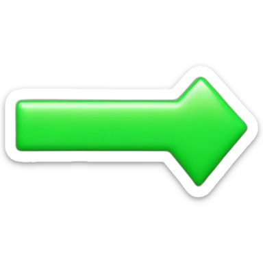 the word "THIS" in green with an arrow pointing up sticker