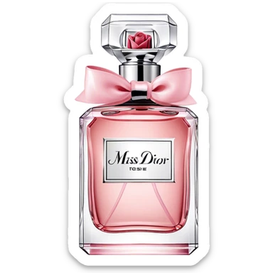 Miss dior rose perfume sticker