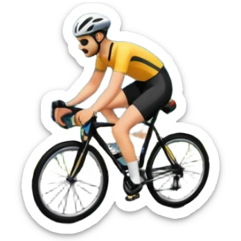 puerto de montaña ciclismo sticker