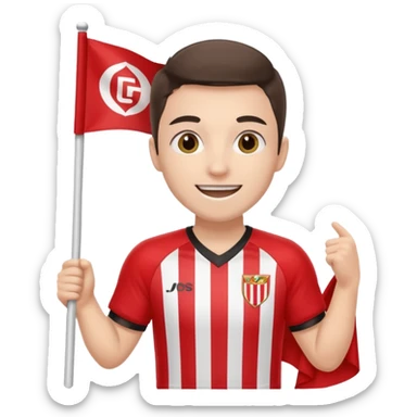 Create a emoji for a widad athletic club fan sticker