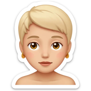 make A image fo blushin deeply sticker