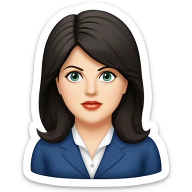 monica lewiski sticker