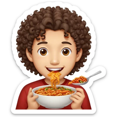 My boy friend william he is Taiwanese curly hair cute smile and pretty teeth his eyes are pretty big and he likes to eat spicy food sticker