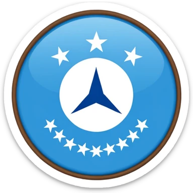 This is the flag of the Italian football club SSC Napoli. It features a large white letter “N” in the center, set against a blue circle, with a lighter blue background. Are you interested in knowing more about the team, its history, or something else related to this flag?
Emoji maker sticker