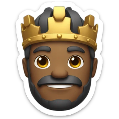 Clash royal King sticker