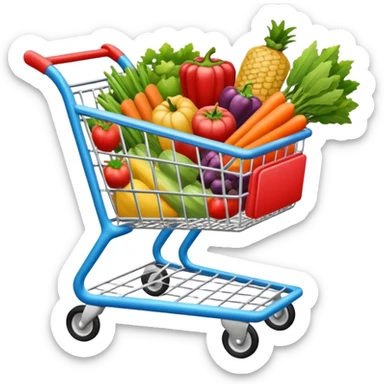 carrello della spesa sticker