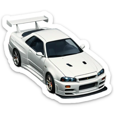 Skyline r34 fast and furious  sticker