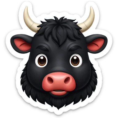 Ferdinand (black) from the Ferdinand disney movie sticker