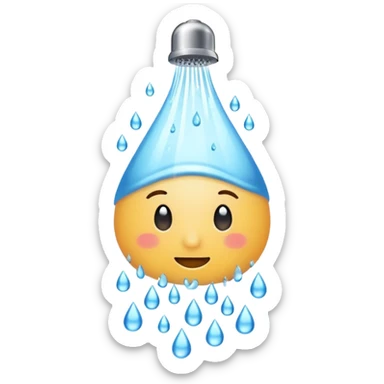 Hot shower  sticker