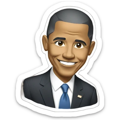 Barack Obama Phew sticker