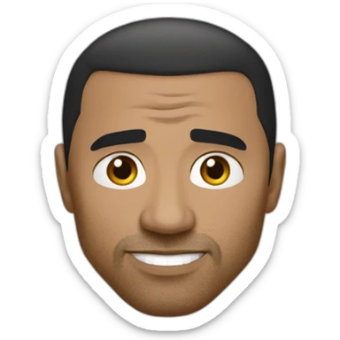 The rock qui lève le sourcil  sticker