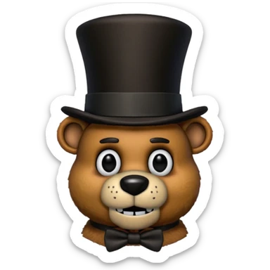 Freddy Fazbear from Five Nights At Freddy's Moive sticker