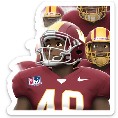 Washington commanders sticker