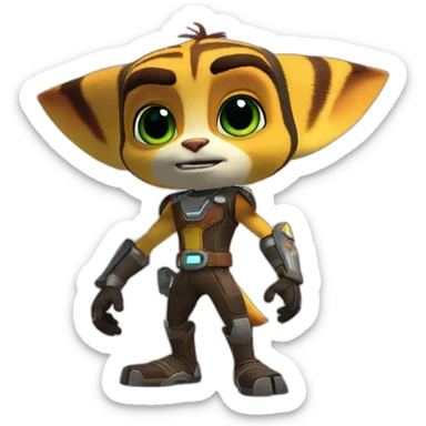 Ratchet & Clank sticker