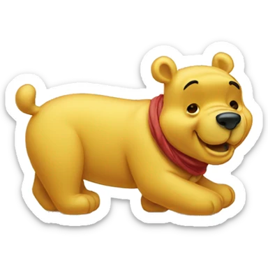 fancy winnie the pooh sticker