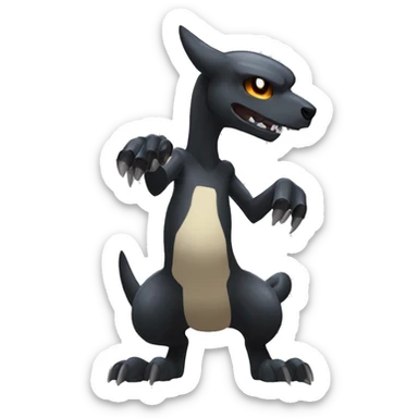  Cool Edgy Duskull-Houndour-Houndoom-Cubone-Duskull-Fakémon  sticker