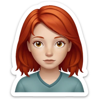 Wich girl res hair sticker