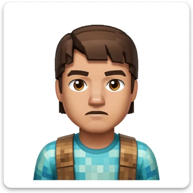 Steve from Minecraft sticker