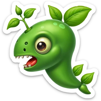Un lanza guisantes de pvz sticker
