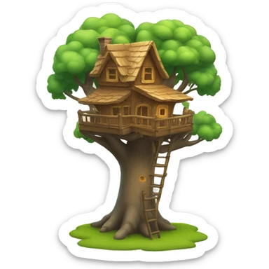 Treehouse sticker