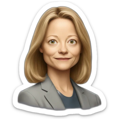 Jodie foster from Contact sticker