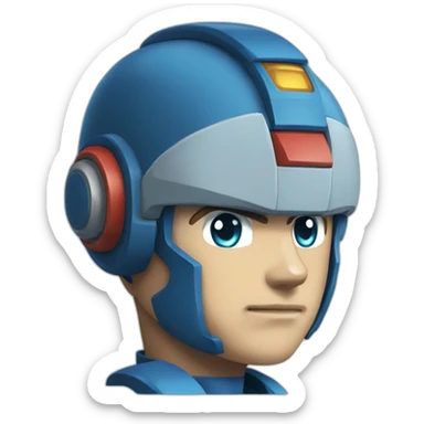 Mega Man sticker
