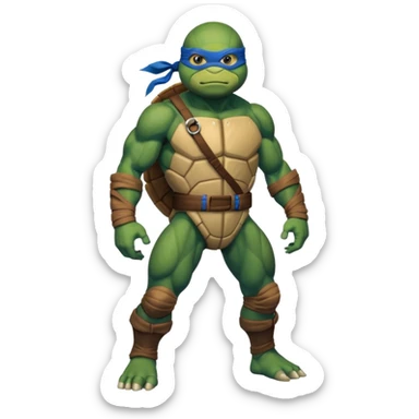 Ninja turtle Leonardo full pic sticker