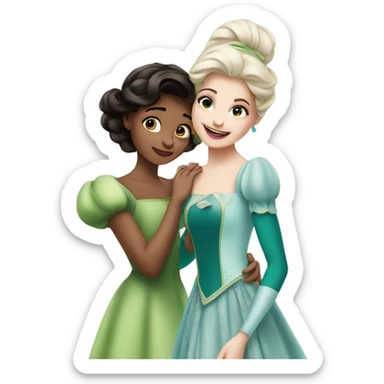Anastasia and Drizella sticker