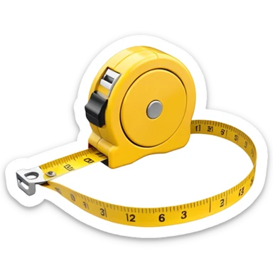 Sewing Essential measuring-tape sticker