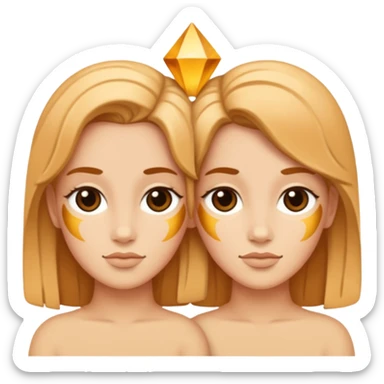 gemini zodiac sign sticker