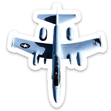 Fairchild A-10 Thunderbolt II sticker