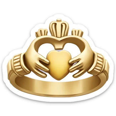claddagh ring  sticker