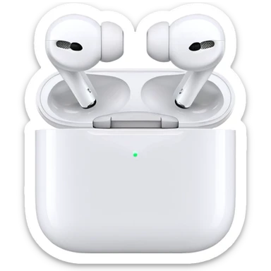 Apple AirPods wireless earbuds sticker