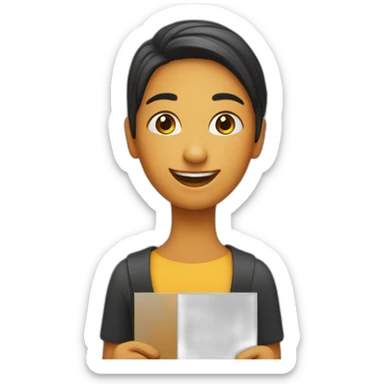 Person holding a sign that has “Happy Birthday Priya” sticker