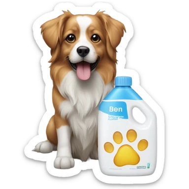 Je veux un produit démêlant pour chien  sticker