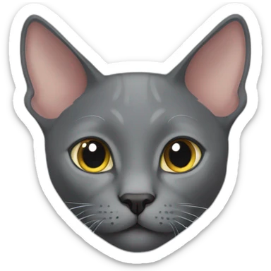 cute korat cat sticker