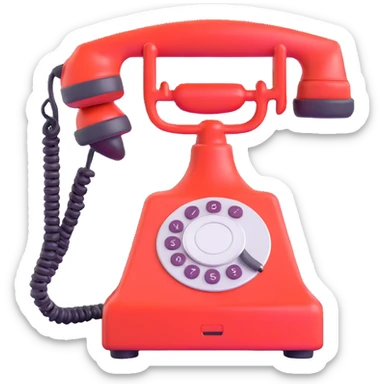 a phone in a realistic 3D style, detailed and shiny sticker