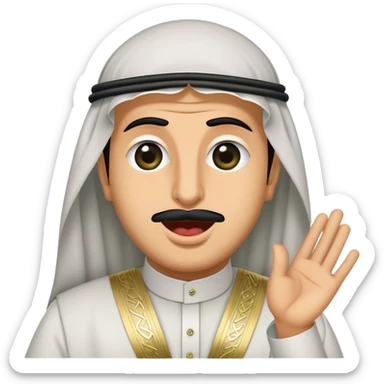 Can make the new Saudi rial sing  sticker