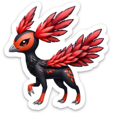 Meloetta-Nargacuga-Yveltal-Pokémon-Fakémon-creature sticker