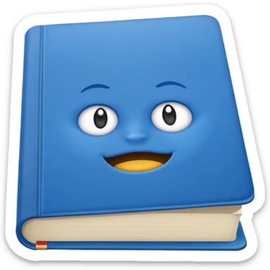 A textbook for studying English language sticker